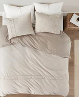 Madison Park Dover Oversized 3-Pc. Duvet Cover Set, King/California King