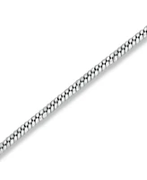 Giani Bernini Sterling Silver Necklace, 18" Square Snake Chain