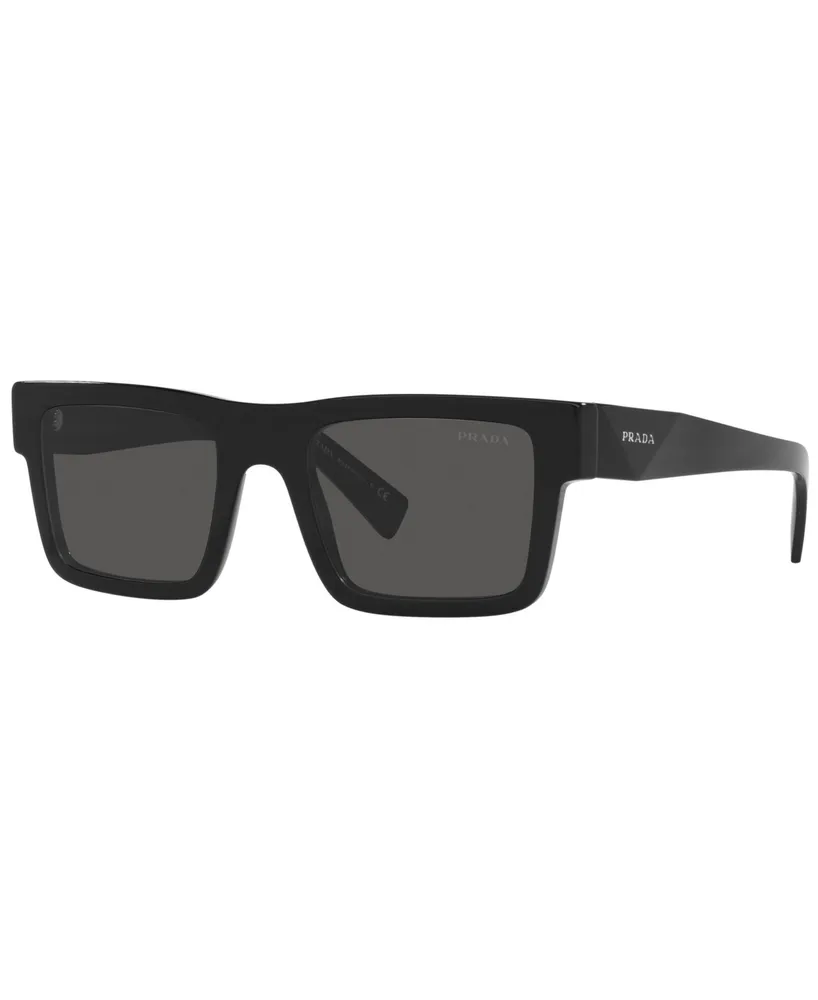 Prada Symbole Rectangular Men's Sunglasses, Pr 19WS