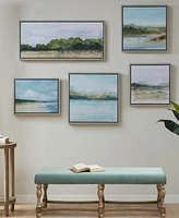 Martha Stewart Collection Vista 5 Piece Framed Embellished Canvas Gallery Set