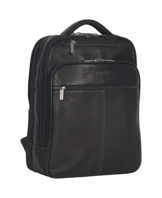 Full-Grain Colombian Leather 16" Laptop Tablet Travel Backpack