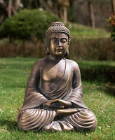 Glitzhome Meditating Buddha Statue