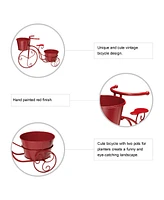 Glitzhome Bicycle Plant Stand
