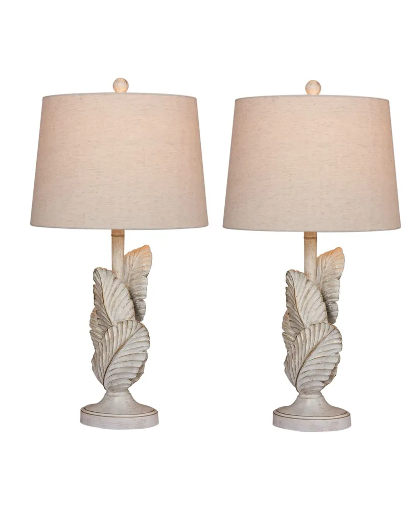 Fangio Lighting Resin Table Lamps, Set of 2