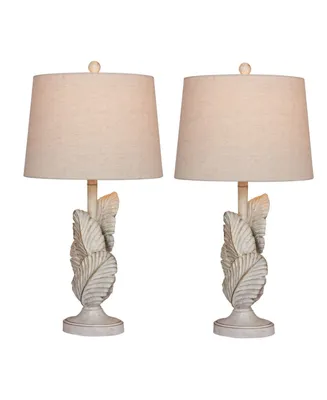 Fangio Lighting Resin Table Lamps, Set of 2