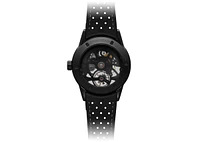 Raymond Weil Men's Swiss Automatic Freelancer Black Perforated Rubber Strap Watch 42mm