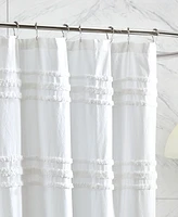 Dkny Chenille Stripe Shower Curtain, 72" x