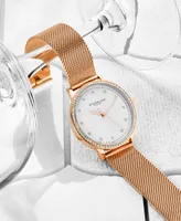 Women's Rose Gold-Tone Mesh Bracelet Watch 38mm