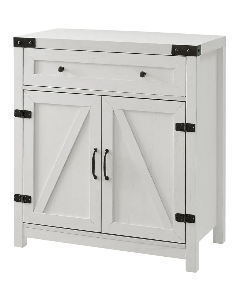 Farmhouse Barn Door Accent Cabinet