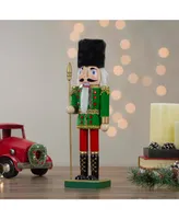 Northlight Nutcracker Soldier with Spear Christmas Figurine