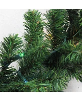 Northlight 9' Pre-Lit Oak Creek Pine Artificial Christmas Garland - Multi Lights