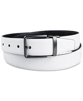 Calvin Klein Men's Reversible Textured Dress Belt, Created for Macy's