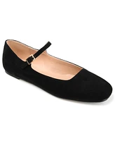 Journee Collection Women's Carrie Square Toe Mary Jane Flats