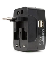 International Travel Adapter with Two Usb Ports