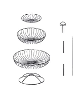 3 Tiers Wire Basket Fruit Bowl