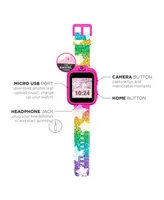 Kid's Playzoom 2 Rainbow Star Print Tpu Strap Smart Watch 41mm