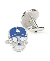 Mlb Men's Los Angeles A Dodgers Sugar Skull Cufflinks