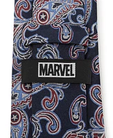 Marvel Men's Captain America Paisley Tie