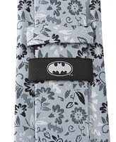 Dc Comics Men's Batman Patterned Floral Tie