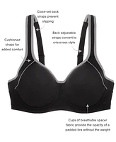 Wacoal Women's Contrast Trim Contour Sport Bra 853302