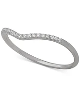 Giani Bernini Cubic Zirconia Pave V Ring, Created for Macy's