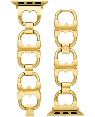 Tory Burch Gold-Tone Stainless Steel Gemini Link Bracelet For Apple Watch 38mm/40mm