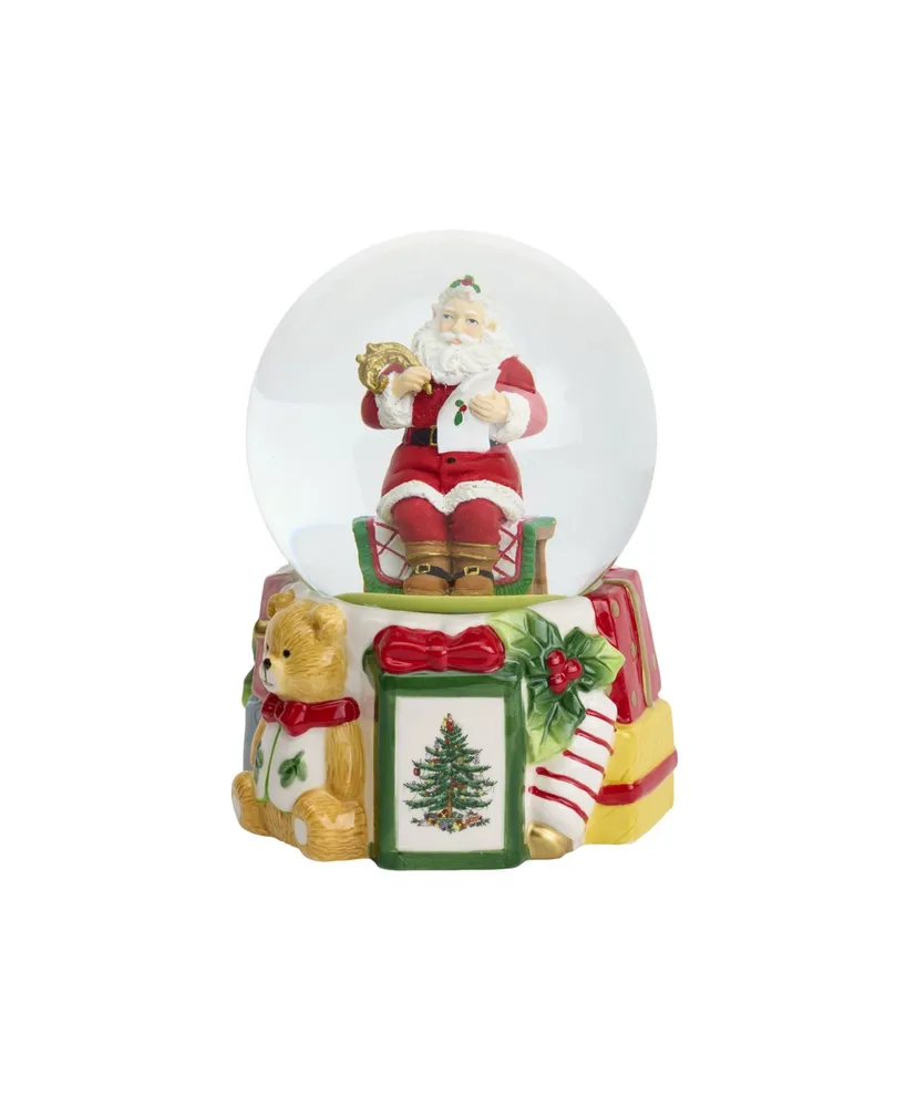 Spode Christmas Tree Musical Snow Globe