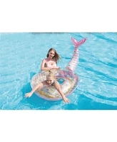 Splash Buddies inflatable Glitter Mermaid Pool Float Ring