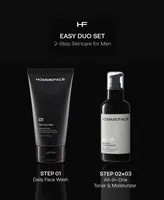 Hommeface Men's 2-Step Daily Skincare Set