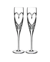 Waterford True Love Toasting Flute, Set of 2