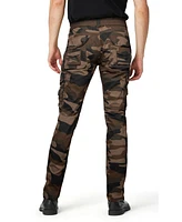 X-Ray Men's Belted Cargo Pants