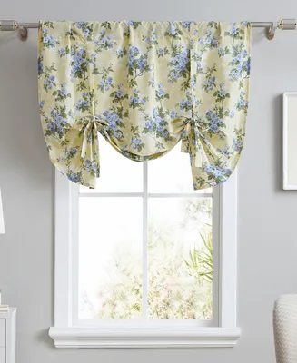 Laura Ashley Cassidy Tie Up Valance, 50" x 25"