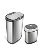 Rectangular Motion Sensor Trash Can Combination Set