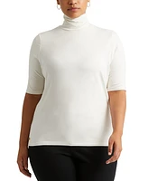 Lauren Ralph Plus Lightweight Turtleneck Sweater