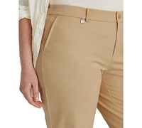 Lauren Ralph Plus-Size Stretch Cotton Shorts