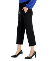 Bar Iii Women's Tie Front Capris Pants, Created for Macy's