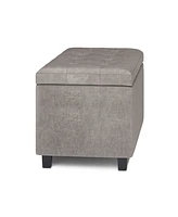 Cosmopolitan Contemporary Rectangle Storage Ottoman