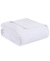 Tommy Bahama Solid Ultra Soft Plush Fleece Blanket