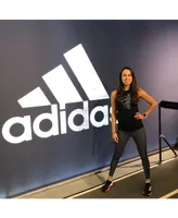 adidas Women's 3-Stripe Workout 7/8 Length Leggings