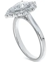 Portfolio by De Beers Forevermark Diamond Pear Halo Engagement Ring (3/4 ct. t.w.) in 14k White Gold