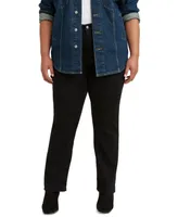 Levi's Trendy Plus 724 High-Rise Straight-Leg Jeans