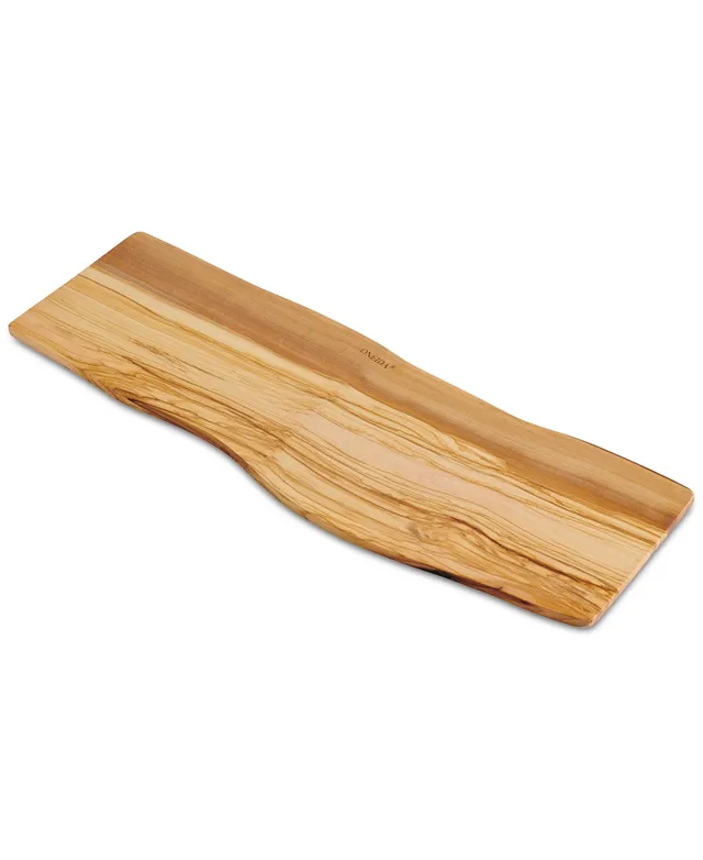 Anchor Lodge Organically Shaped Medium Olive Wood Board with Hanging Handle