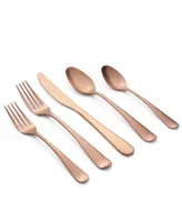 Cambridge Silversmiths Rhiannon Copper Satin 20-Piece Flatware Set, Service for 4