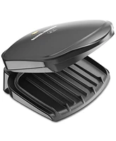George Foreman 2-Serving Classic Plate Electric Indoor Grill & Panini Press