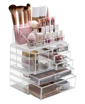 Sorbus Cosmetic Makeup and Jewelry Large Storage Case Display Organizer