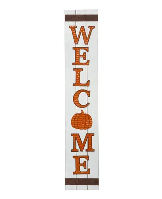 Glitzhome 42" H Fall Wooden Welcome Porch Sign