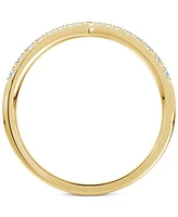 Portfolio by De Beers Forevermark Diamond Pave Pinched Band (1/4 ct. t.w.) in 14k White or Yellow Gold