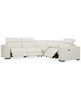 Closeout! Jenneth 5-Pc. Leather L Sectional with Power Motion Recliners