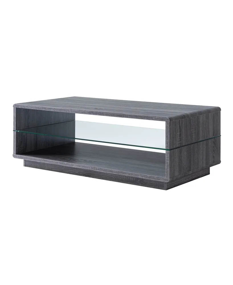 Willam Open Shelves Coffee Table