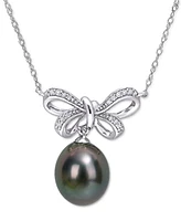 Black Cultured Tahitian Pearl (9-1/2